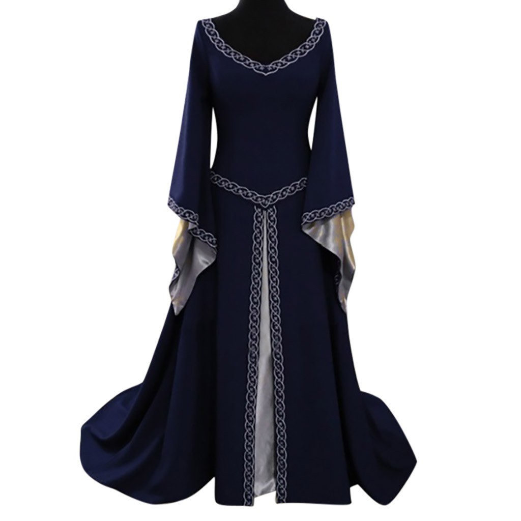 長袖、丸襟、ミディ丈、シームレスなフレアスカート、ハイウエス - Dresses のレビューと価格