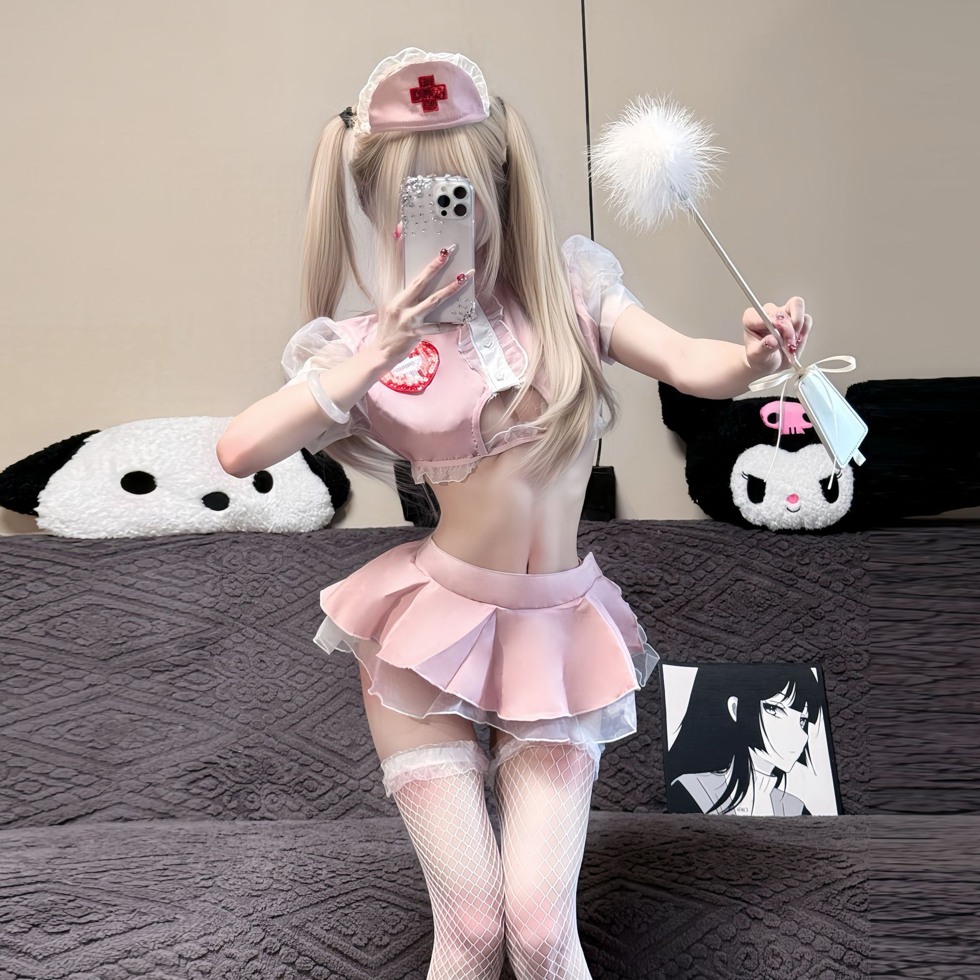 セクシーなランジェリー; 可愛い看護師のロールプレイ; 空洞 - Lingerie のレビューと価格