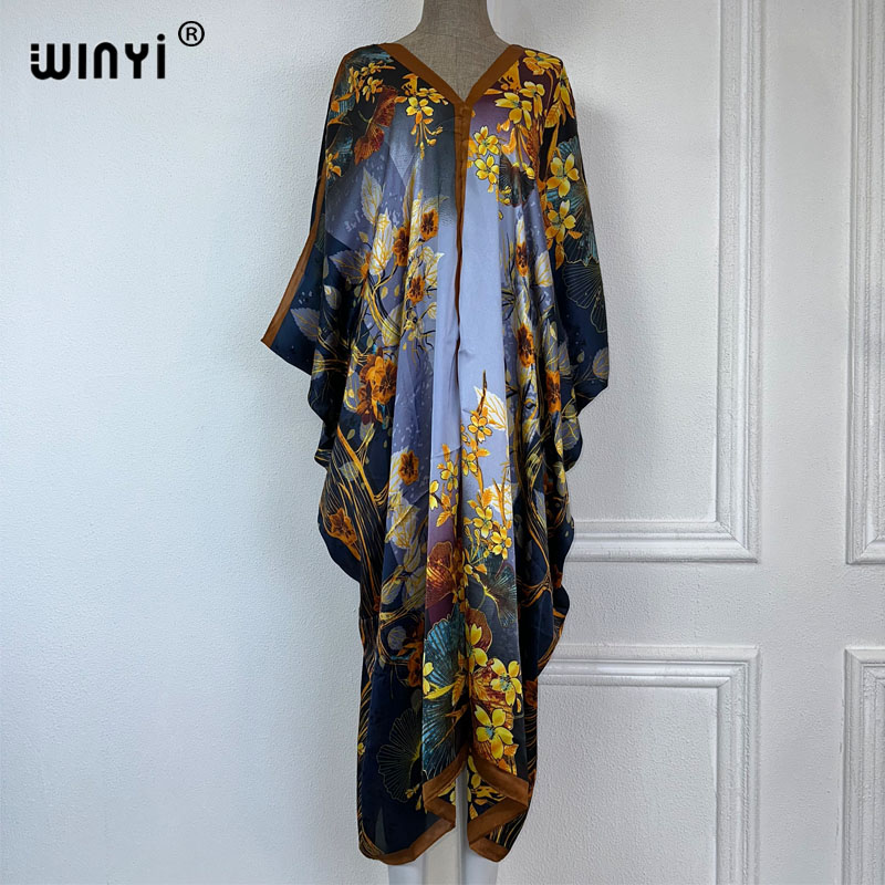 WINYI 2023 Vネック アフリカファッション レディ - Boho Summer Beach Maxi Dress のレビューと価格