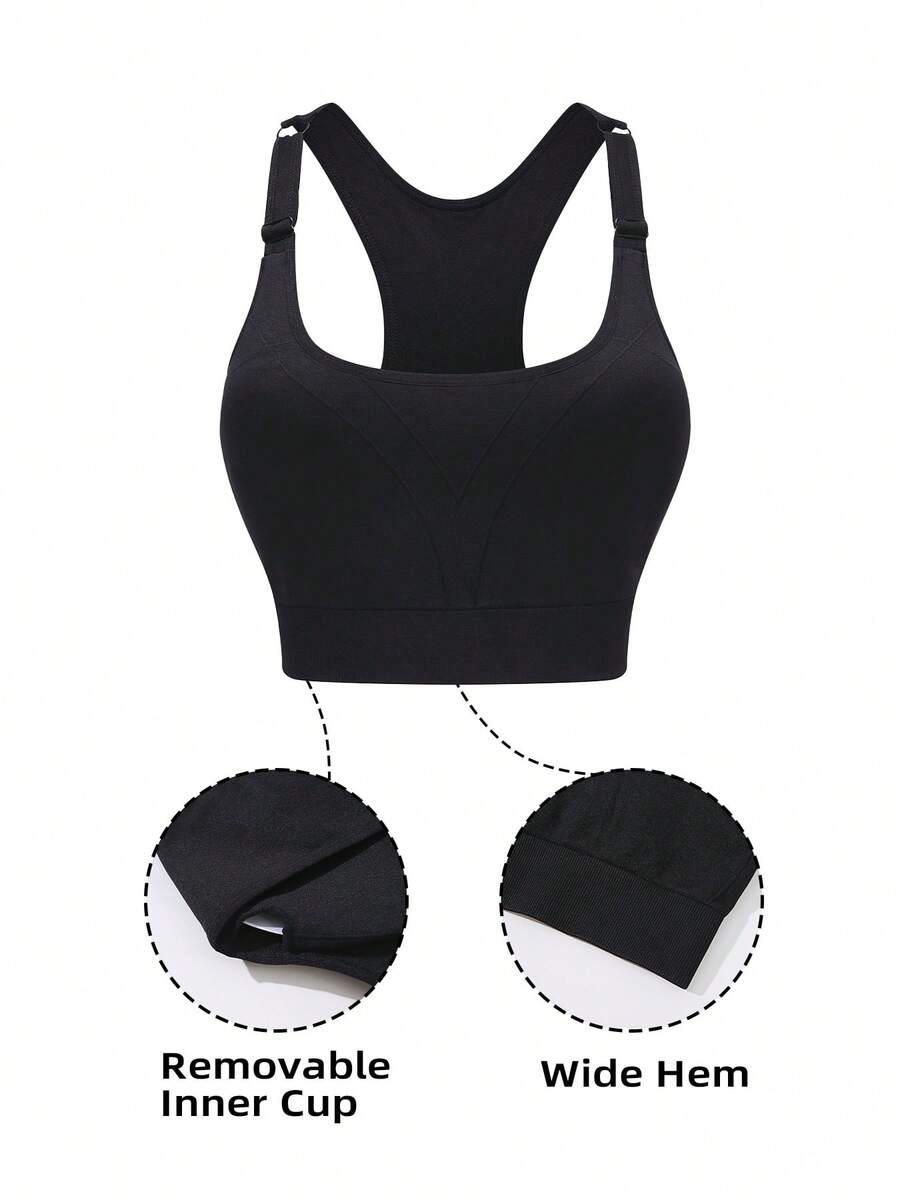 1枚入り ブラック スポーツ ソリッド バックレス クロップ - Seamless Ribbed Workout Tank Top のレビューと価格