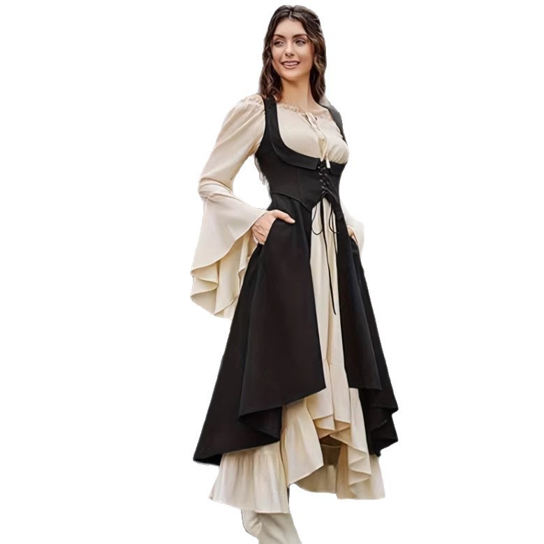 2点セットのラップトップとミッドウエストのロングスカート。半 - Dresses のレビューと価格