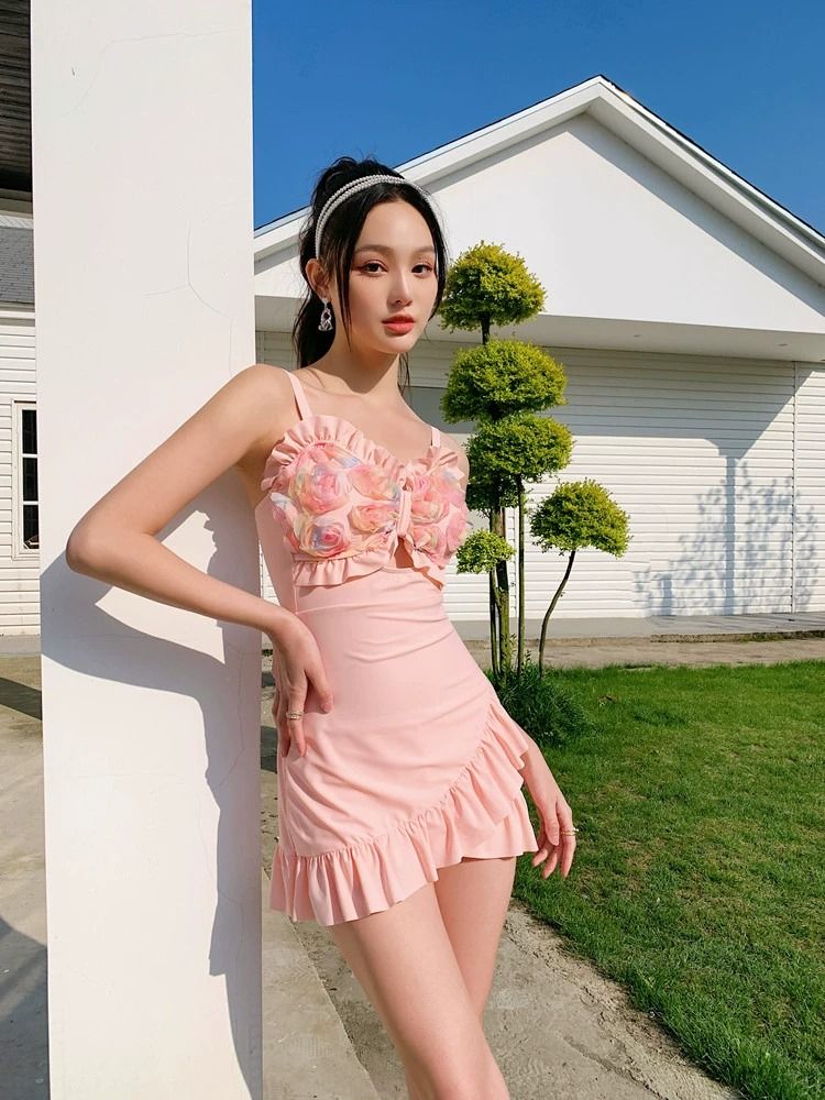 女性用 2026 新作 ワンピース スカート付き水着 スリム - Skirts のレビューと価格