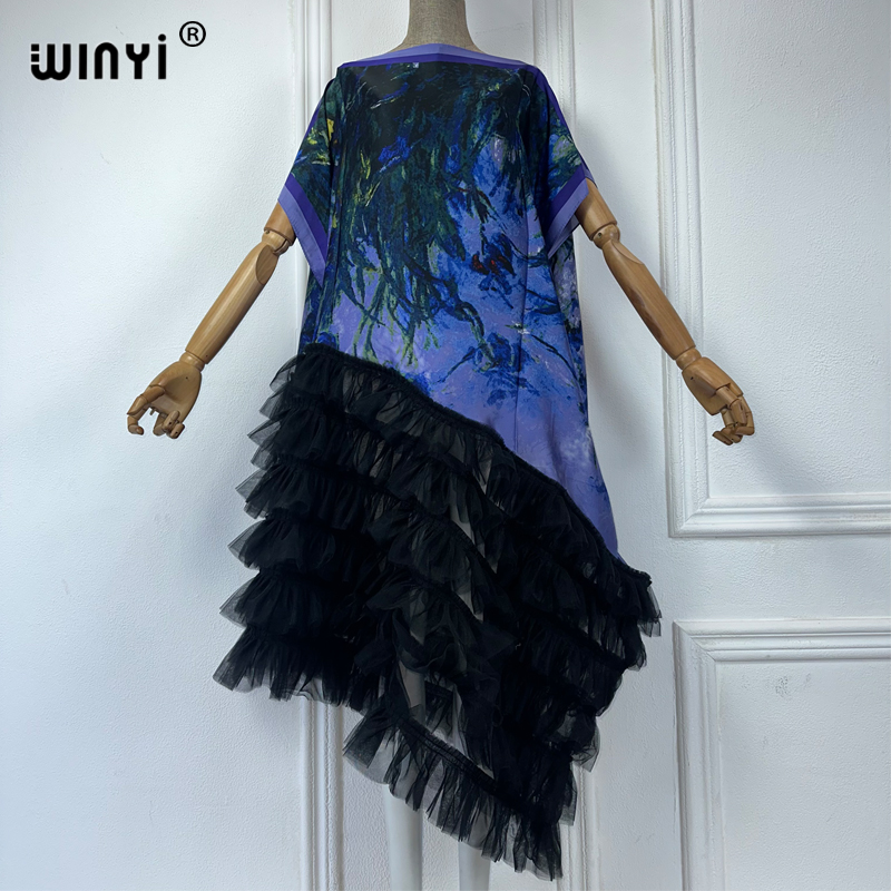WINYI アフリカ服 プラスサイズ レディース ファッショ - Boho Summer Beach Maxi Dress のレビューと価格
